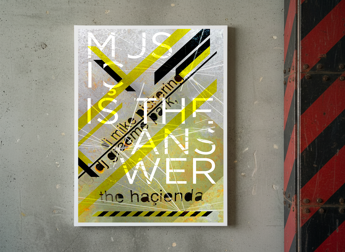 Haçienda Nightclub - Wall art (12" x 18")