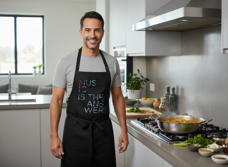 Music is the Answer - Apron